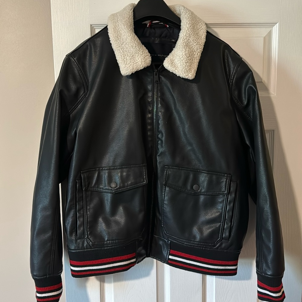 Tommy Hilfiger Xtra Large leather jacket
